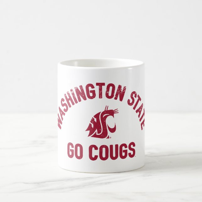 WSU | Go Cougs - Vintage Coffee Mug (Center)