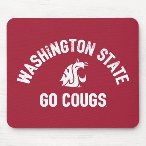 WSU  Go Cougs _ Vintage Mouse Pad