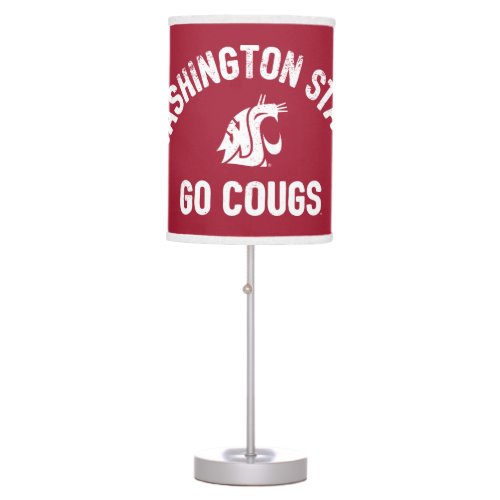 WSU  Go Cougs _ Vintage Table Lamp