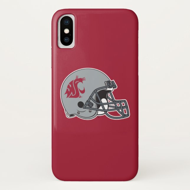 WSU Helmet Case-Mate iPhone Case (Back)