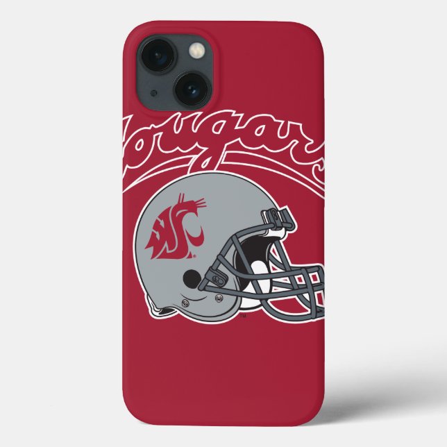 WSU Helmet Case-Mate iPhone Case (Back)