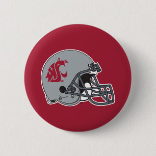 WSU Helmet Pinback Button