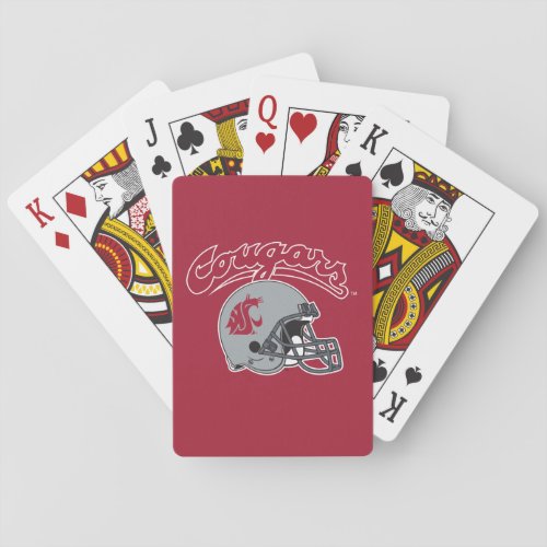 WSU Helmet Poker Cards