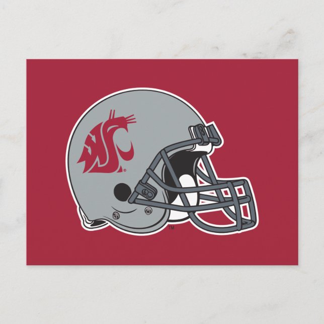 WSU Helmet Postcard (Front)