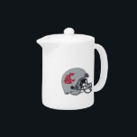 WSU Helmet Teapot<br><div class="desc">Check out these official Washington State Cougar products! All of these products are customizable with your name, club, sport, or class year on Zazzle.com. Show off your Cougar pride by getting your WSU gear here. These products make perfect gifts for the Washington State student, alumni, family, friend, or fan in...</div>