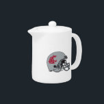 WSU Helmet Teapot<br><div class="desc">Check out these official Washington State Cougar products! All of these products are customizable with your name, club, sport, or class year on Zazzle.com. Show off your Cougar pride by getting your WSU gear here. These products make perfect gifts for the Washington State student, alumni, family, friend, or fan in...</div>