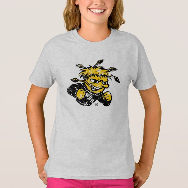WSU Logo Distressed T-Shirt (Front)