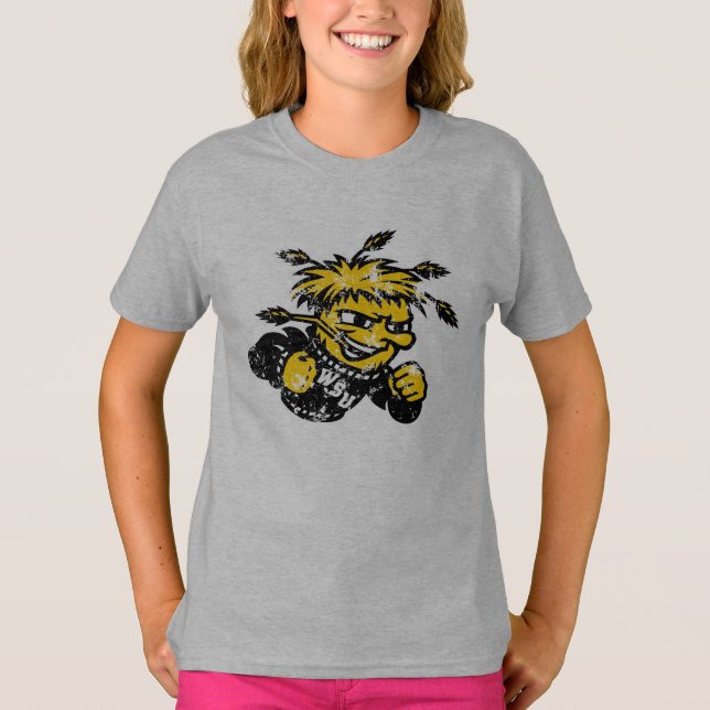 WSU Logo Distressed T-Shirt (Front)