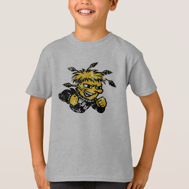 WSU Logo Distressed T-Shirt (Front)