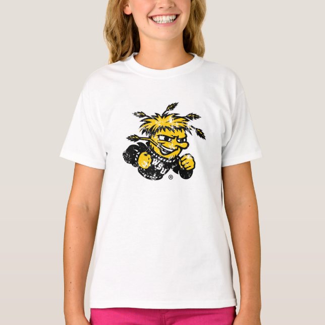 WSU Logo Distressed T-Shirt (Front)