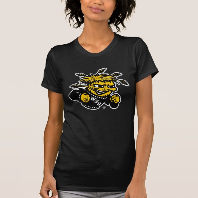WSU Logo Distressed T-Shirt (Front)