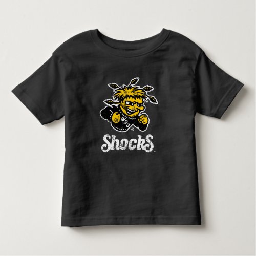WSU Logo Distressed Toddler T_shirt