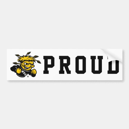 WSU Logo Primary Mark Bumper Sticker