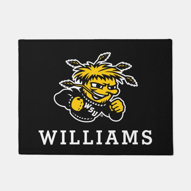WSU Logo Primary Mark Doormat (Front)