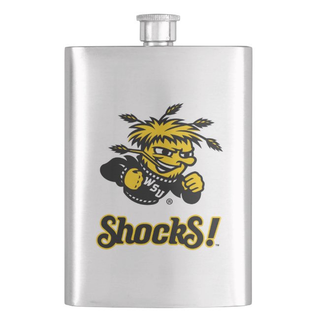 WSU Logo Primary Mark Flask (Front)