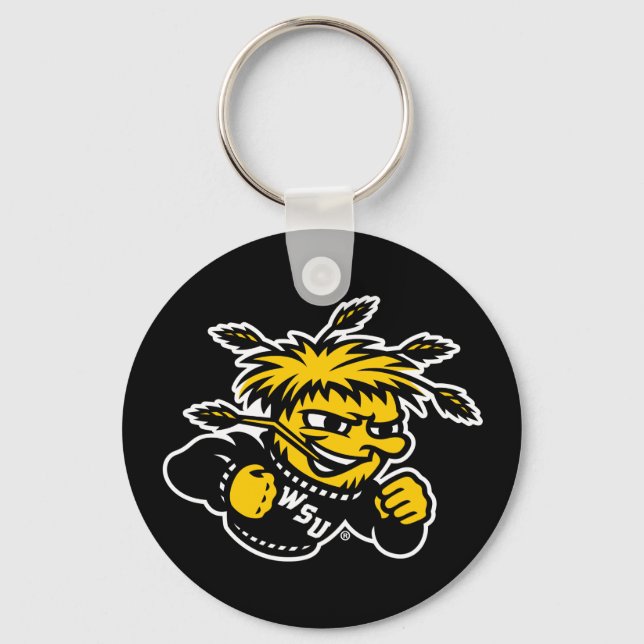 WSU Logo Primary Mark Keychain (Front)