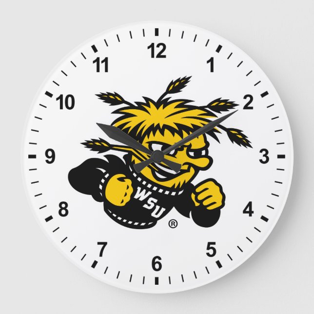 WSU Logo Primary Mark Large Clock (Front)