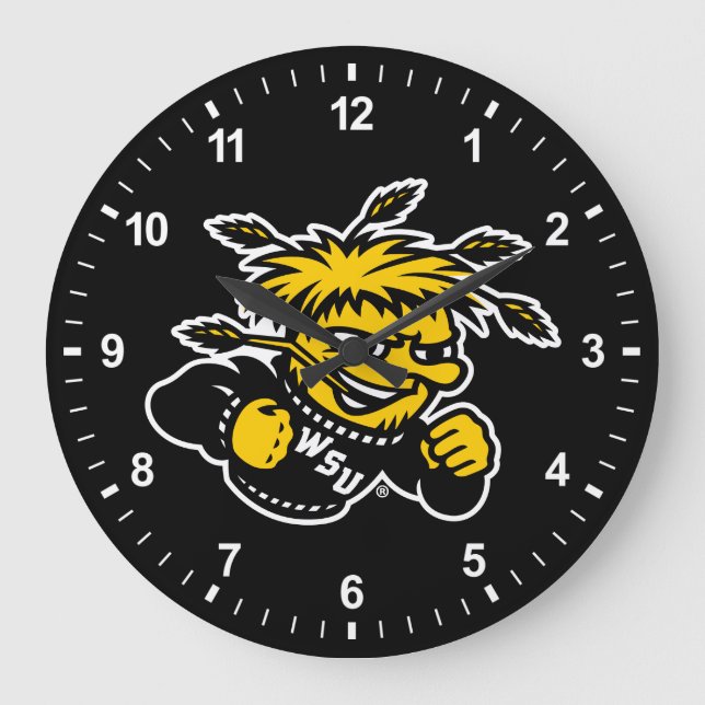 WSU Logo Primary Mark Large Clock (Front)