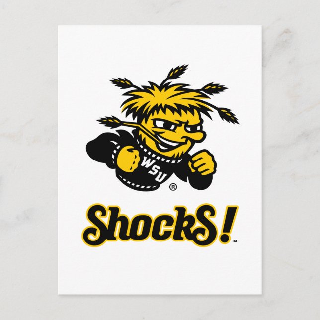 WSU Logo Primary Mark Postcard (Front)