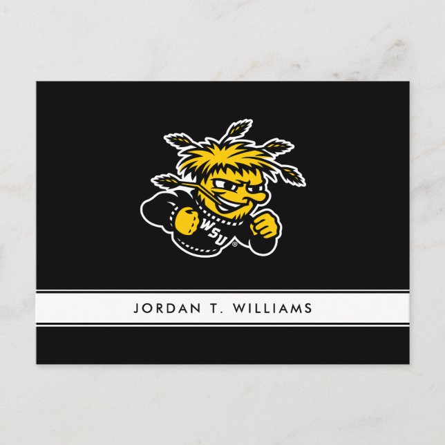 WSU Logo Primary Mark Postcard (Front)