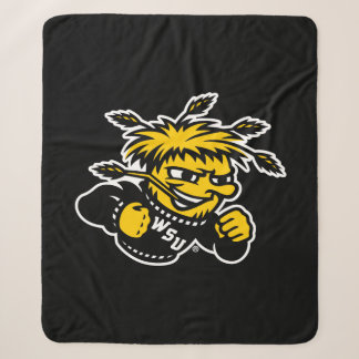 WSU Logo Primary Mark Sherpa Blanket