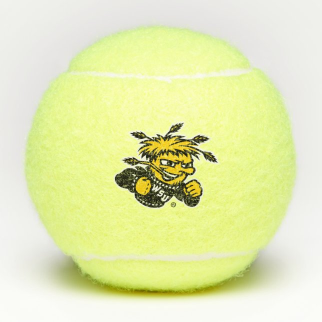 WSU Logo Primary Mark Tennis Balls (Front)