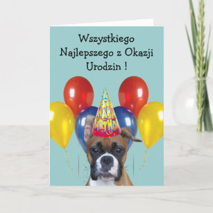 Boxer Dog Birthday Cards Zazzle