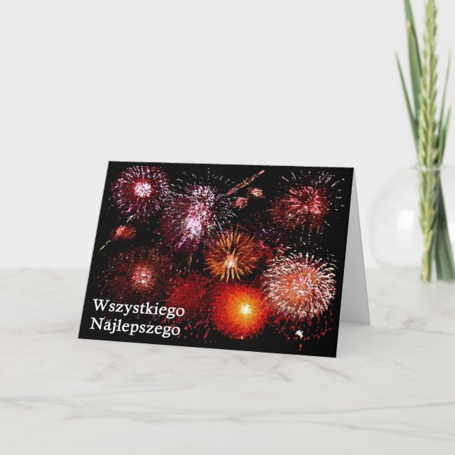 Wszystkiego najlepszego / Happy Birthday Card (Front)