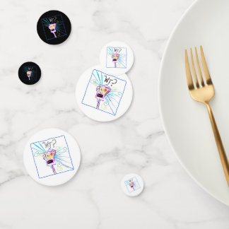 WT? - WHAT THE ?? EMOJI Meemogie Confetti