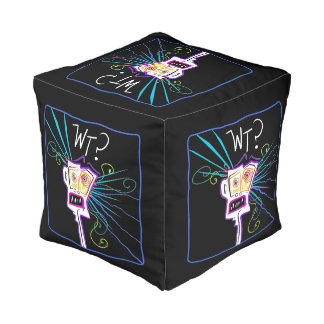 WT? WHAT THE ?? EMOJI Meemogie Pouf