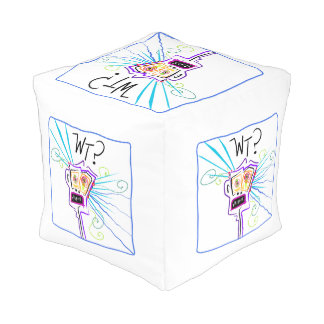 WT? WHAT THE ?? EMOJI Meemogie Pouf