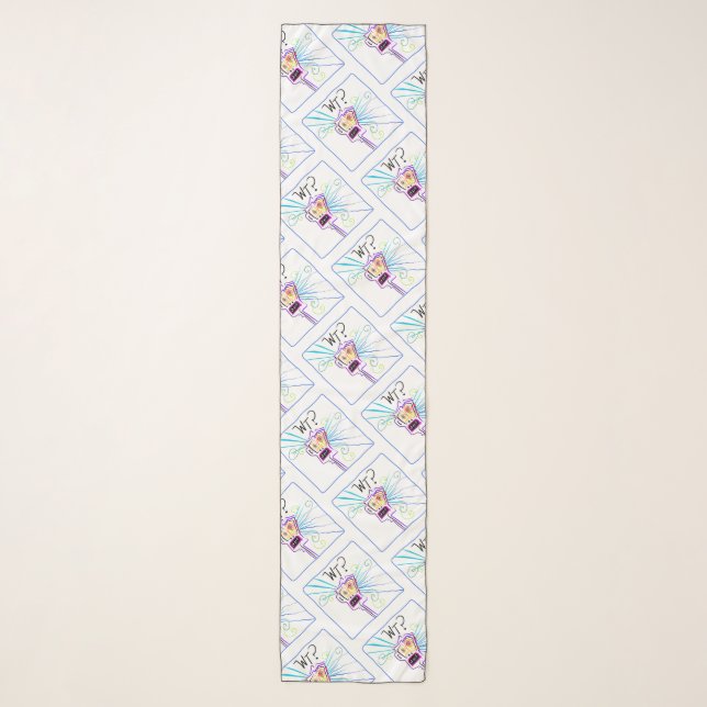 WT? WHAT THE ?? EMOJI Meemogie Scarf (Front)