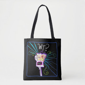 WT? WHAT THE ?? EMOJI Meemogie Tote Bag