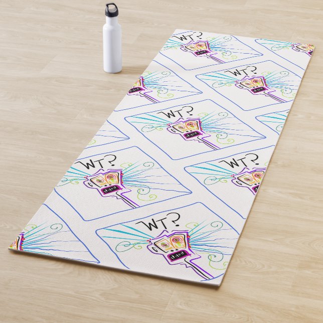WT? - WHAT THE ?? EMOJI Meemogie Yoga Mat (In Situ)