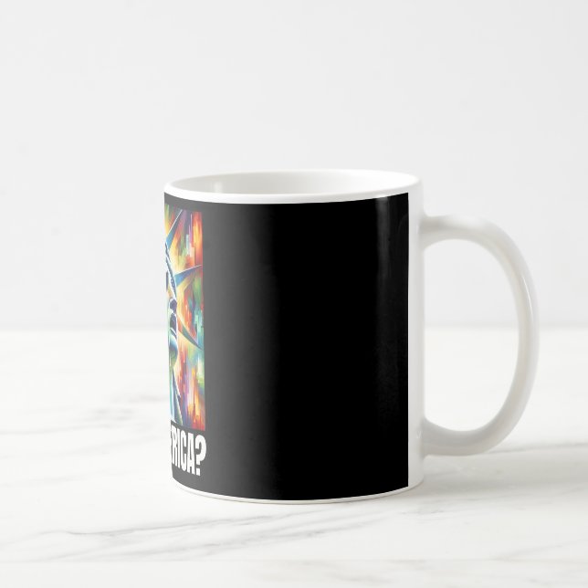 Wtf America Statue Of Liberty Crying  Coffee Mug (Right)