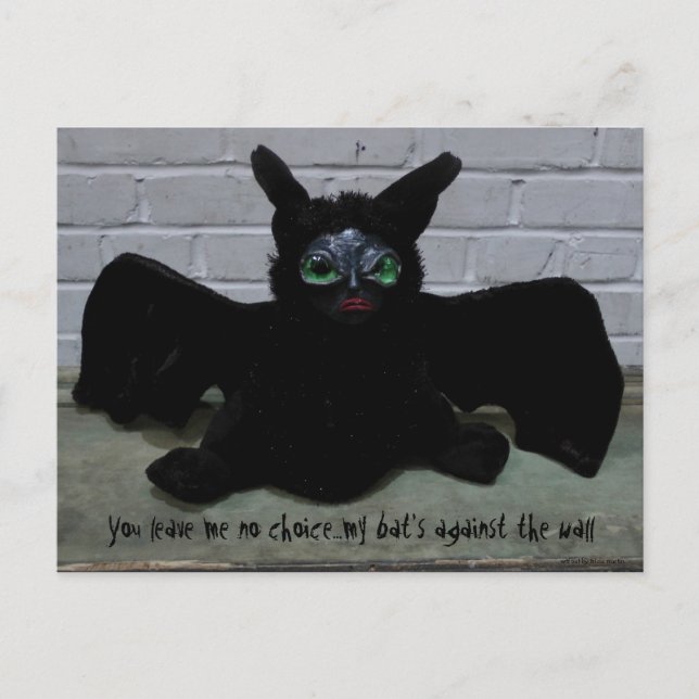 WTF Bat Creature Postcard (Front)