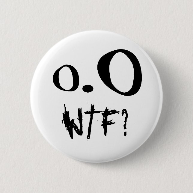 WTF? - Button (Front)