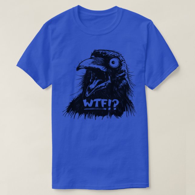 WTF Crow T-Shirt (Design Front)