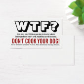 WTF? Dog Left in Hot Car Warning (Desk)