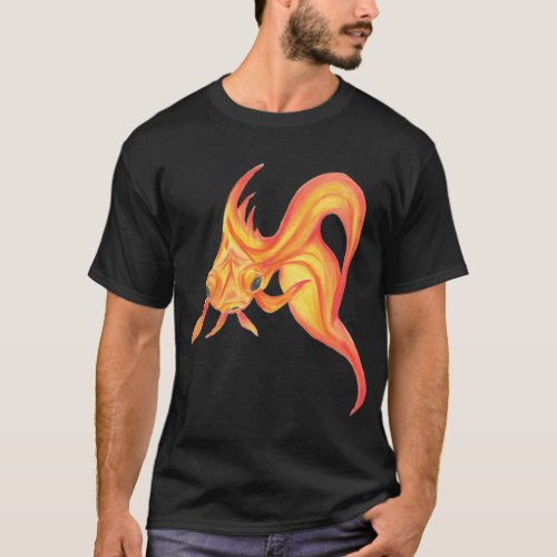 WTF Goldfish, A Fish With Questions T-Shirt