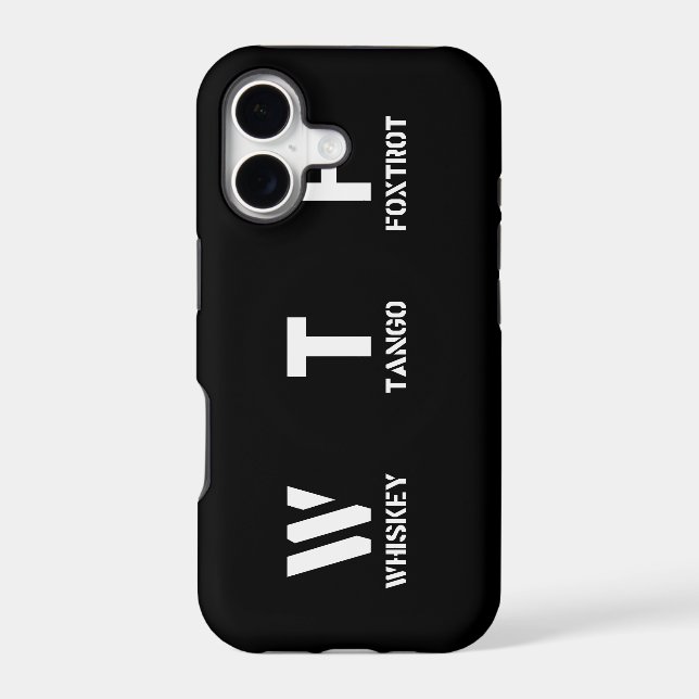WTF IPHONE CASE (Back)