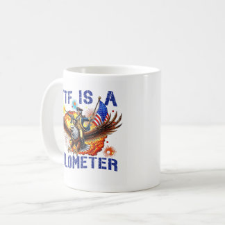 wtf is a kilometer eagle 4th of july gift coffee mug