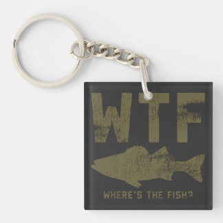 Wtf is that fish man_women keychain