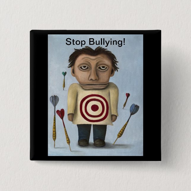 WTF?! Stop Bullying! Pinback Button (Front)