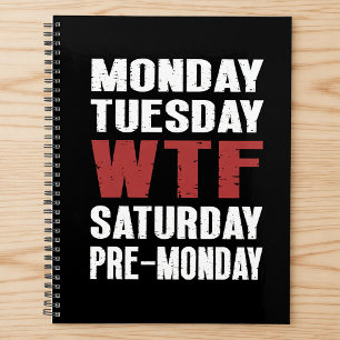 WTF Undated Monthly Weekly Planner