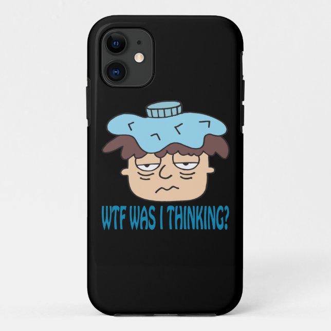 WTF Was I Thinking Case-Mate iPhone Case (Back)