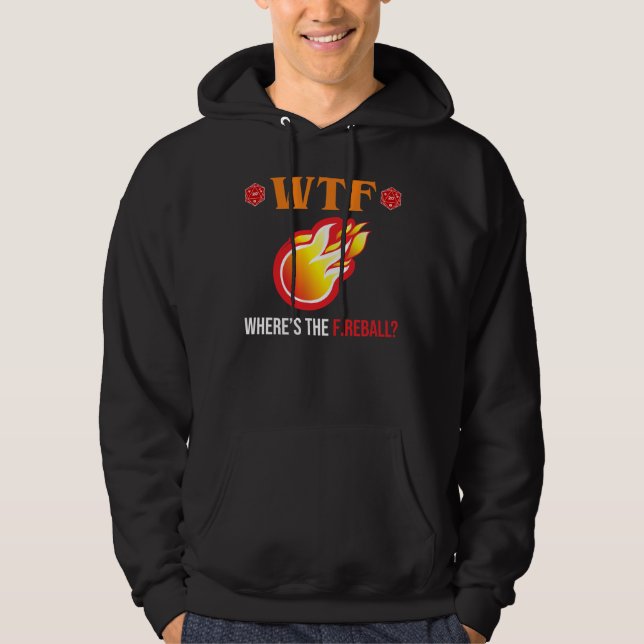 WTF - Where's The Fireball? Hoodie (Front)