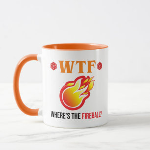 WTF - Where's The Fireball? Mug