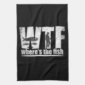 Funny Fishing Saying Towel  Fishing humor, Fish puns, Custom fishing gift