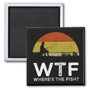 Funny Fishing Quotes Work Largemouth Bass Car Magnet, Zazzle